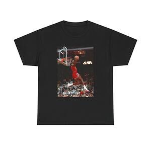 Michael Jordan Tshirt Chicago Bulls Jordan 3S Basketball Unisex Heavy Tee 1